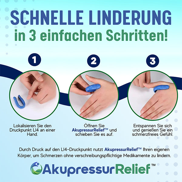 Erhalten Sie 3 Stücke AkupressurRelief™ Akupressur Schmerzlinderung Fingerclip mit 70% Rabatt!