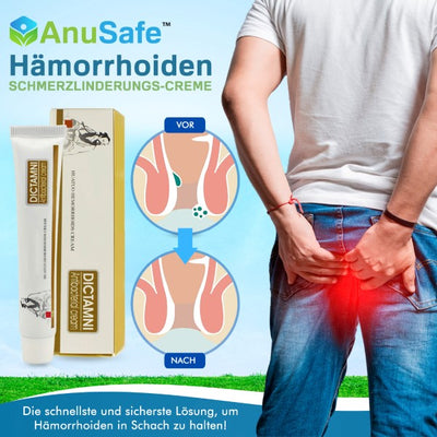 AnuSafe™ Hämorrhoiden-Schmerzlinderungs-Creme