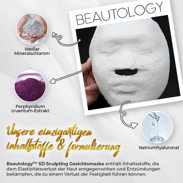 Erhalten Sie 4 Packungen Beautology™ 5D Sculpting Gesichtsmaske mit 75% Rabatt