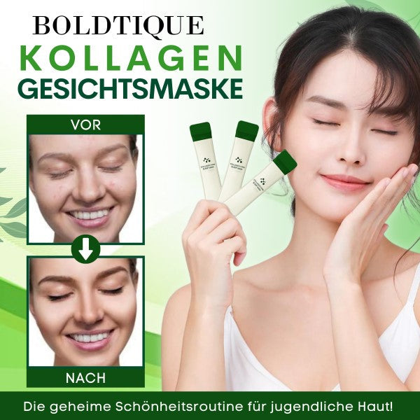 Erhalten Sie 2 Stück Boldtique™ Kollagen Gesichtsmaske mit 75% Rabatt