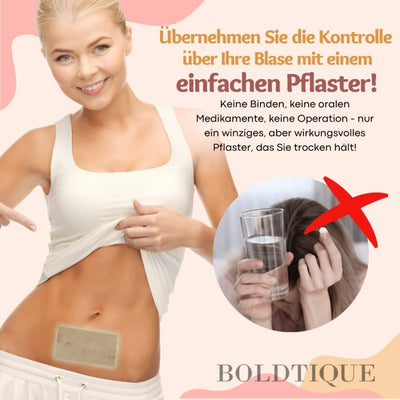 Erhalten Sie ein 24 Packungen Boldtique™ Anti-Leck-Urinpflaster für Frauen mit 70% Rabatt!