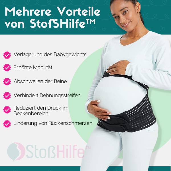 StoßHilfe™ Komfortabler Schwangerschaftsgürtel