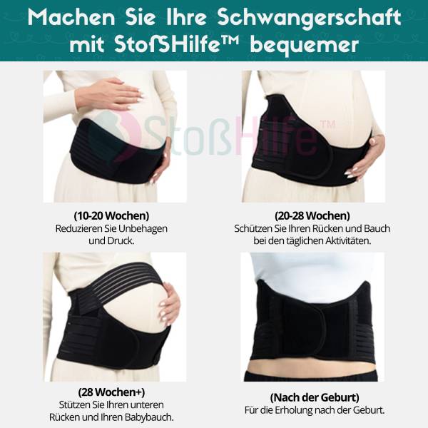 StoßHilfe™ Komfortabler Schwangerschaftsgürtel
