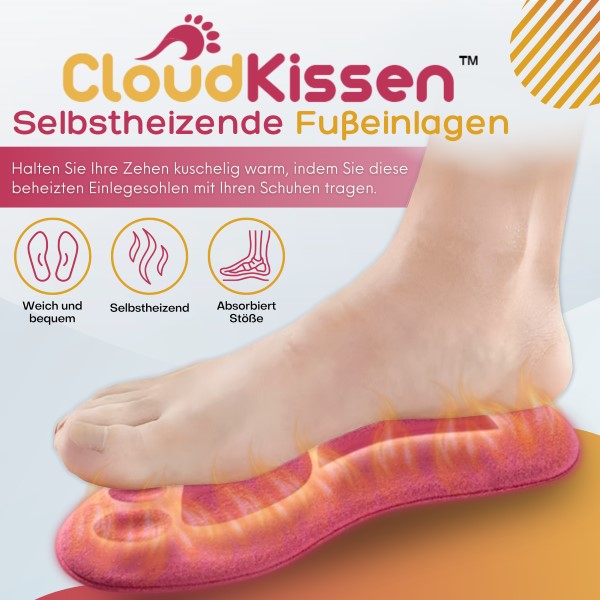 CloudKissen™ Selbstheizende Fußeinlagen