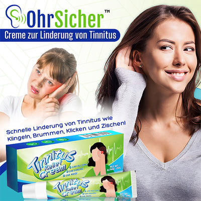 OhrSicher™ Creme zur Linderung von Tinnitus