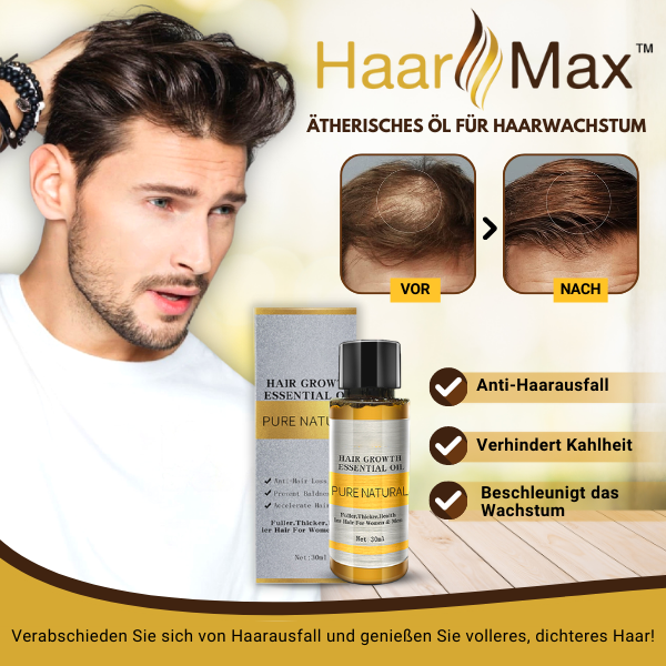 Erhalten Sie 3 Stück HaarMax™ Ätherisches Öl für Haarwachstum mit 70% Rabatt