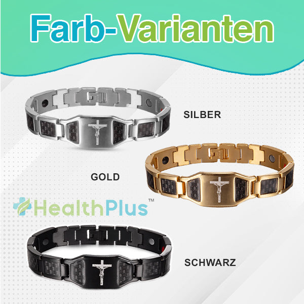 Wie wäre es mit gerecht 1 mehr Stück HealthPlus™ Schmerzlinderungs-Kreuz-Armband für NUR €9,99?
