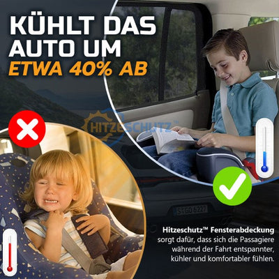 Holen Sie sich 2 Paare (passend für 1 Auto) Hitzeschutz™ Fensterabdeckung für 75% Rabatt!