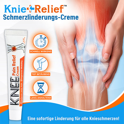 Wie wäre es mit nur 1 Paket weiteren KnieRelief™ Schmerzlinderungs-Creme für nur €9,99?