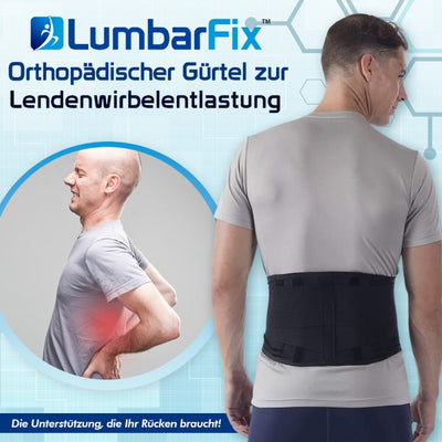 Erhalten Sie 3 Stück LumbarFix™ Orthopädischer Gürtel zur Lendenwirbelentlastung mit 70% Rabatt!
