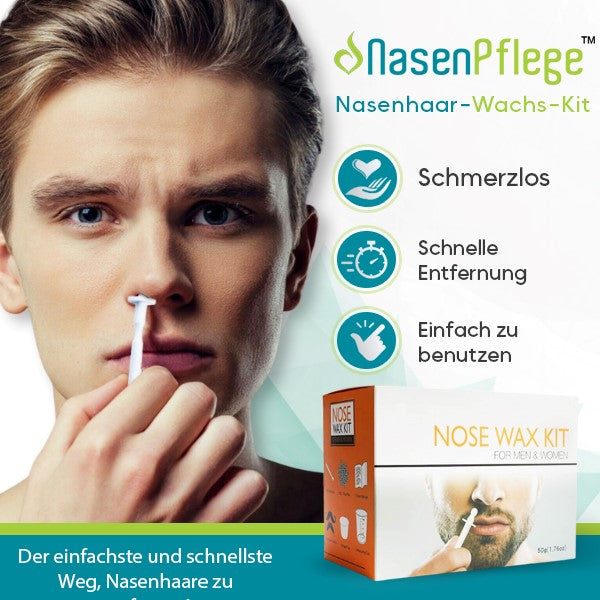 Erhalten Sie 3 Packungen NasenPflege™ Nasenhaar-Wachs-Kit mit 70% Rabatt!