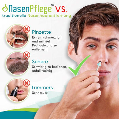 Wie wäre es mit gerecht 1 mehr Packung NasenPflege™ Nasenhaar-Wachs-Kit für NUR €9,99?