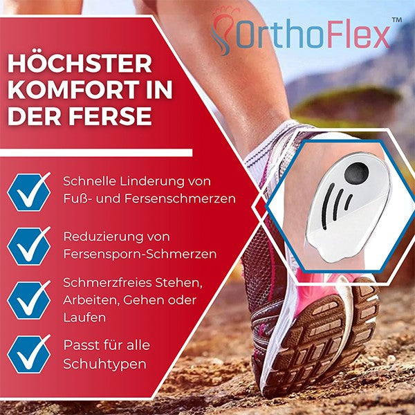 Wie wäre es mit gerecht 1 Paar OrthoFlex™ Silikon-Fußeinlagen für Plantar-Fasziitis  für NUR €9,99?