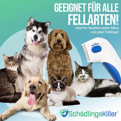 SchädlingsKiller™ Zecken- & Flohkamm für Hunde & Katzen