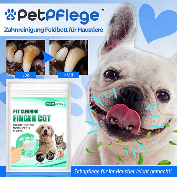 Erhalten Sie 40 Packungen PetPflege™ Zahnreinigung Feldbett für Haustiere für 75% Rabatt!