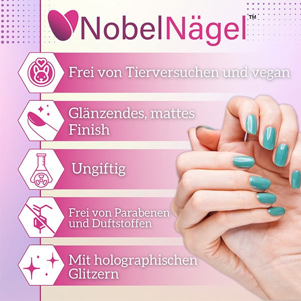 Holen Sie 2 Stücke NobelNägel™ Farbverändernder Thermo-Nagellack mit 75% Rabatt!