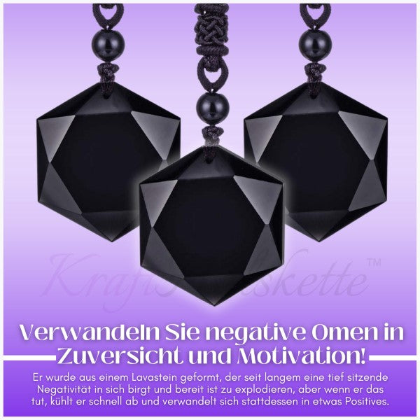Wie wäre es mit nur noch 1 KraftHalskette™ Obsidian Halskette für NUR €9,99?