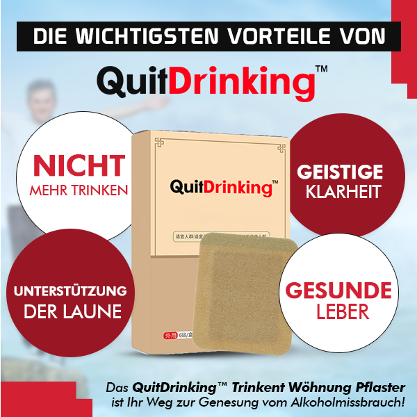 QuitDrinking™ Trinkent Wöhnung Pflaster