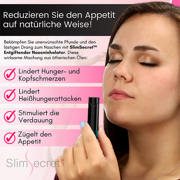 Wie wäre es mit gerecht 1 stück von SlimSecret™ Entgiftender Naseninhalator für NUR €9,99?