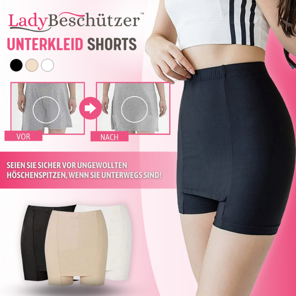 Erhalten Sie 2 Stück LadyBeschützer™ Unterkleid Shorts mit 75 % Rabatt