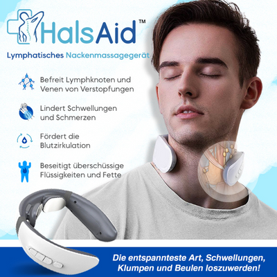 HalsAid™ Lymphatisches Nackenmassagegerät
