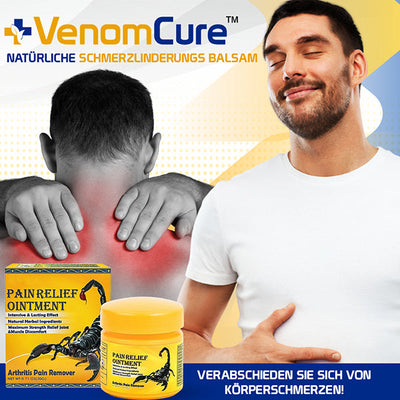 Erhalten Sie 3 Packungen VenomCure™ Natürliche Schmerzlinderungs Balsam mit 70% Rabatt!