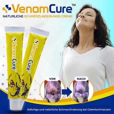 Erhalten Sie 3 Stücke VenomCure™ Natürliche Schmerzlinderungs Creme mit 70% Rabatt!