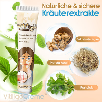 Wie wäre es mit 1 Packung des VitiligoCreme™ #1 Weg um Vitiligo zu Stoppen für NUR €9,99?