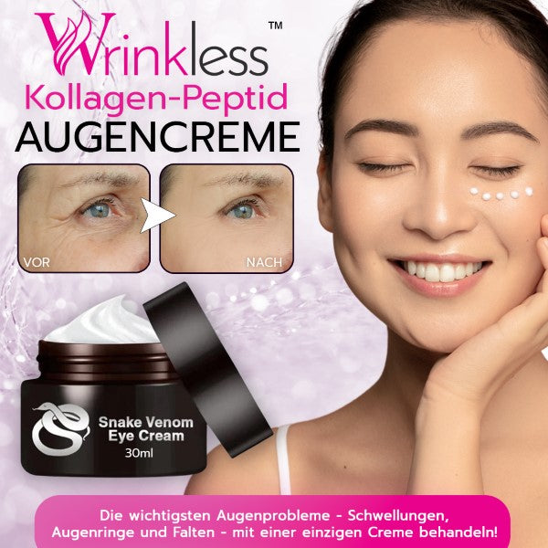 Erhalten Sie 2 Stück Wrinkless™ Kollagen-Peptid-Augencreme mit 75% Rabatt!